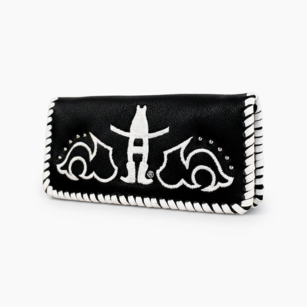 Midnight Rodeo Black Genuine Leather Wallet