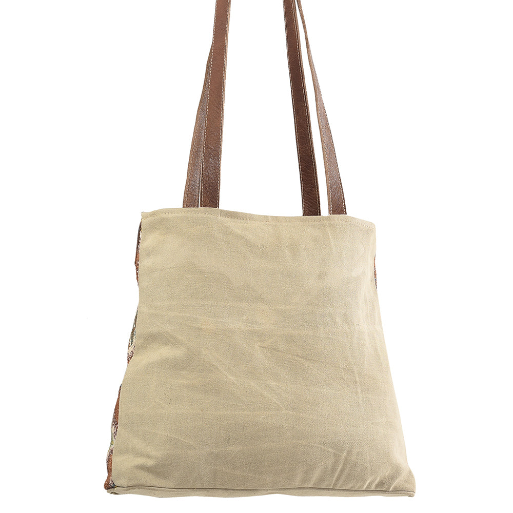LC-OHV111 Weekender Upcycled Canvas Ladies Bag