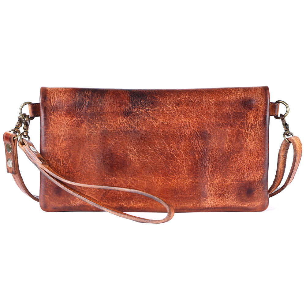 NMBGM140 Wristlet Genuine Leather women bag western Bag