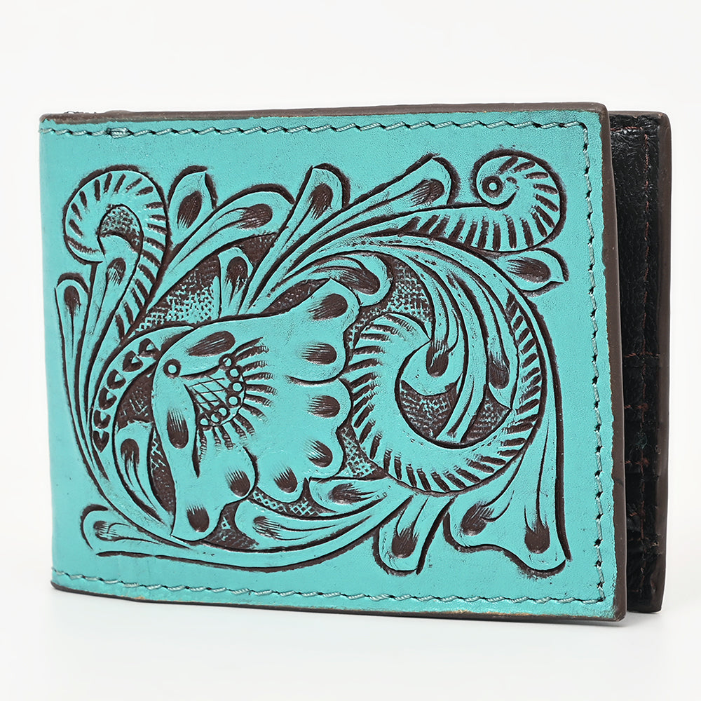 LC-ADBGZ791B Wallet Genuine Western Leather Women Bag