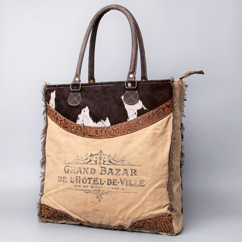 OHV130 Weekender Upcycled Canvas Ladies Bag