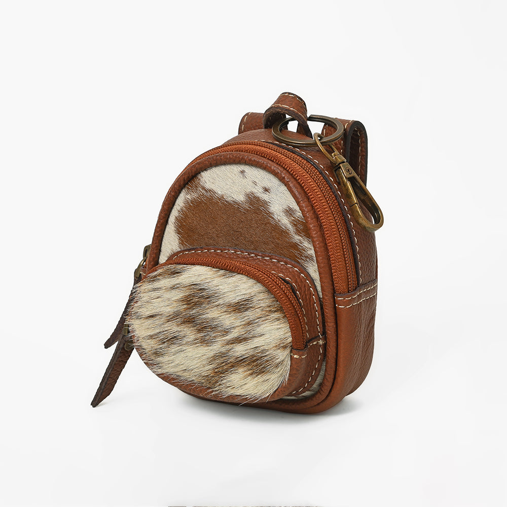 ADCHA130 American Darling Genuine Hair-On Hide Mini Dome Backpack Bag & Pouch