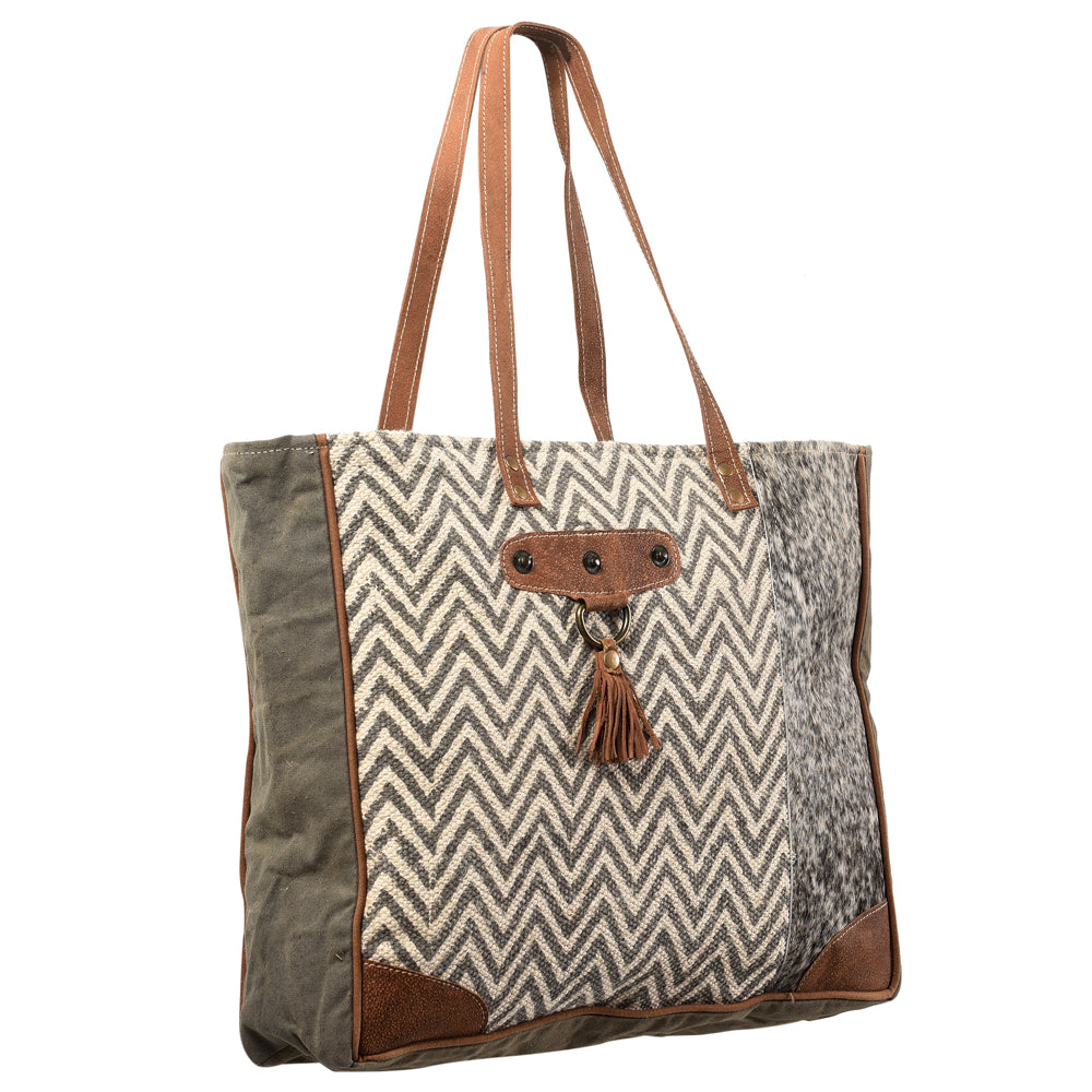 LC-KB418 Weekender Upcycled Canvas Ladies Bag