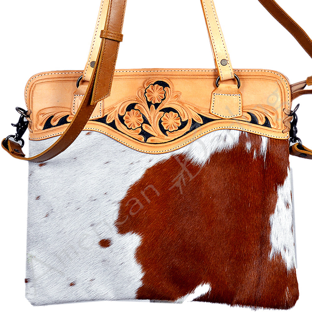 LC-ADBGS111TAW Tote Genuine Western Leather Women Bag
