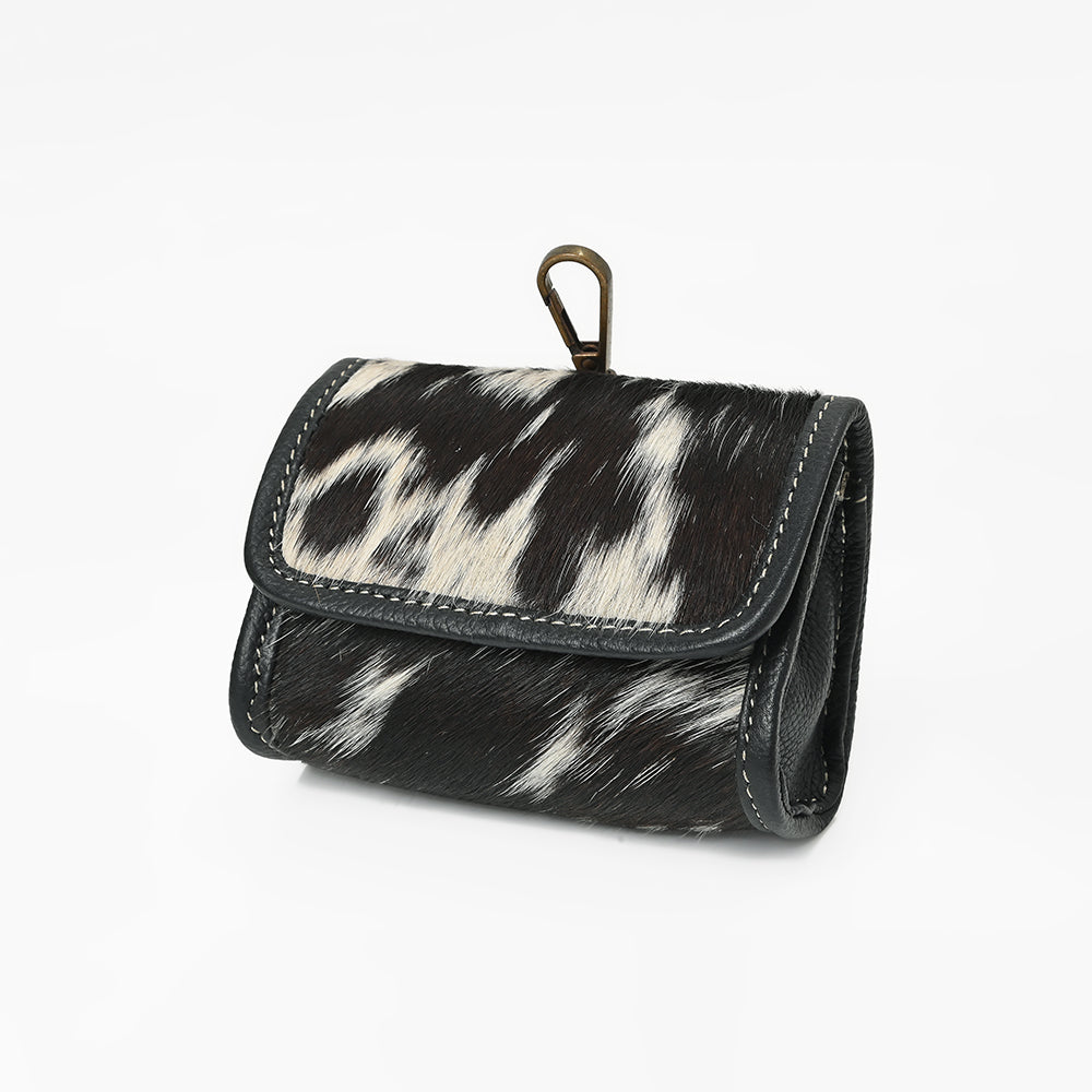 ADCHA126 American Darling Genuine Hair-On Flap Wallet Clip Pouch