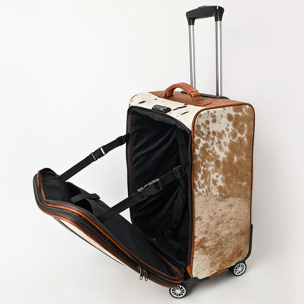 ADBG1575 American Darling Western Genuine Leather Travel Case with Hand-Tooled Detailing and Premium Craftsmanship