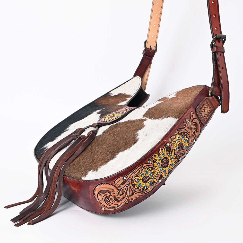 LC-ADBGF125A Hobo Hair On Genuine Western Leather Women Bag
