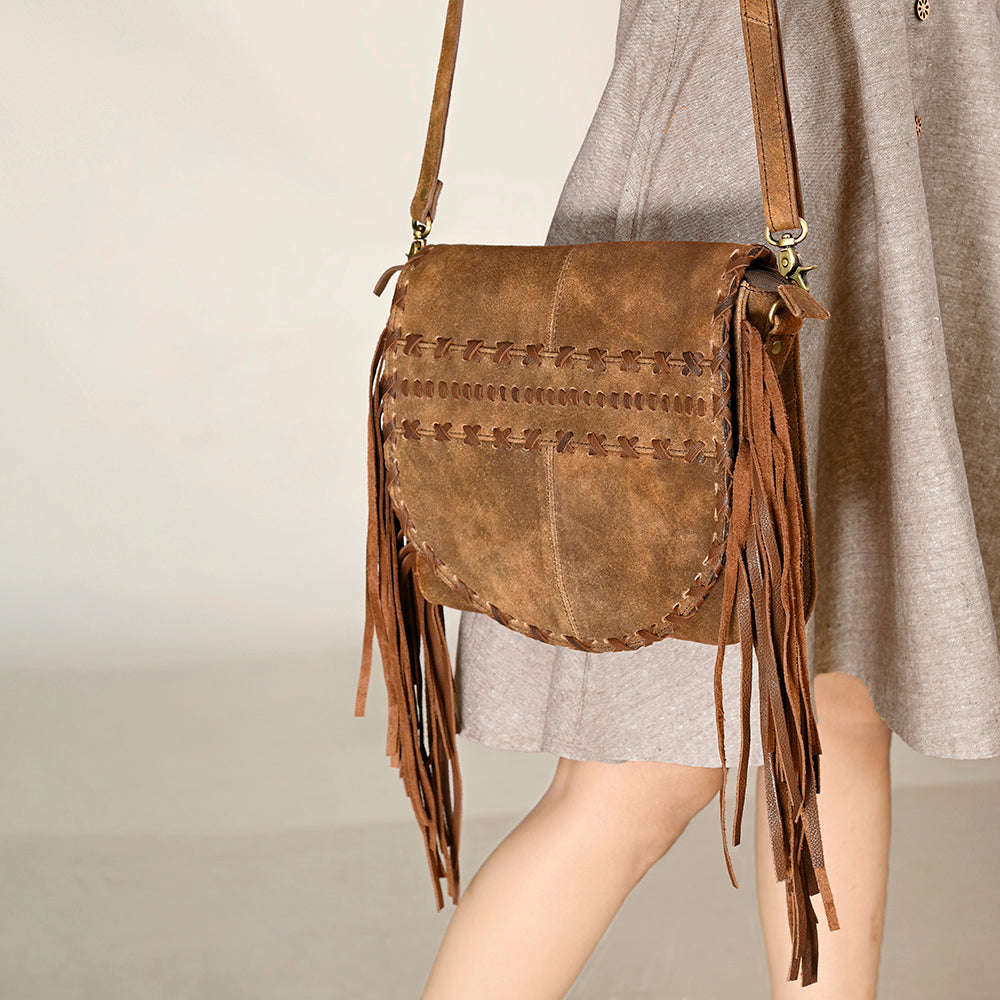 ADBGA498 Messenger Genuine Western Leather Women Bag