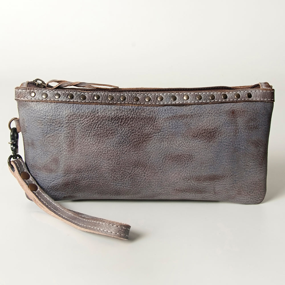 LC-NMBG101 Wristlet Genuine Leather women bag western Bag