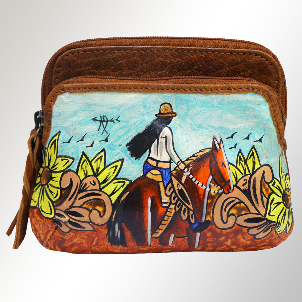 ADBGM235 Wallet Genuine Western Leather Women Bag