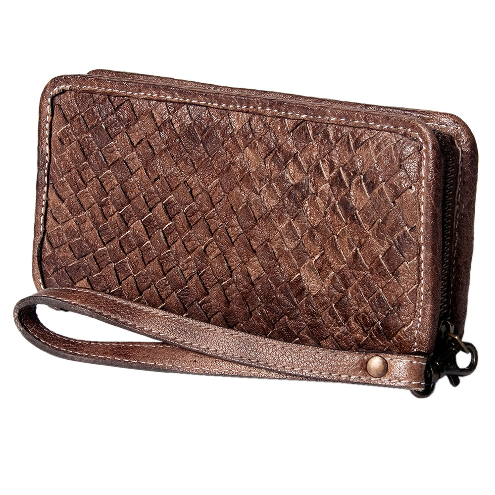 NMBGZ109 Wristlet Genuine Leather women bag western Bag