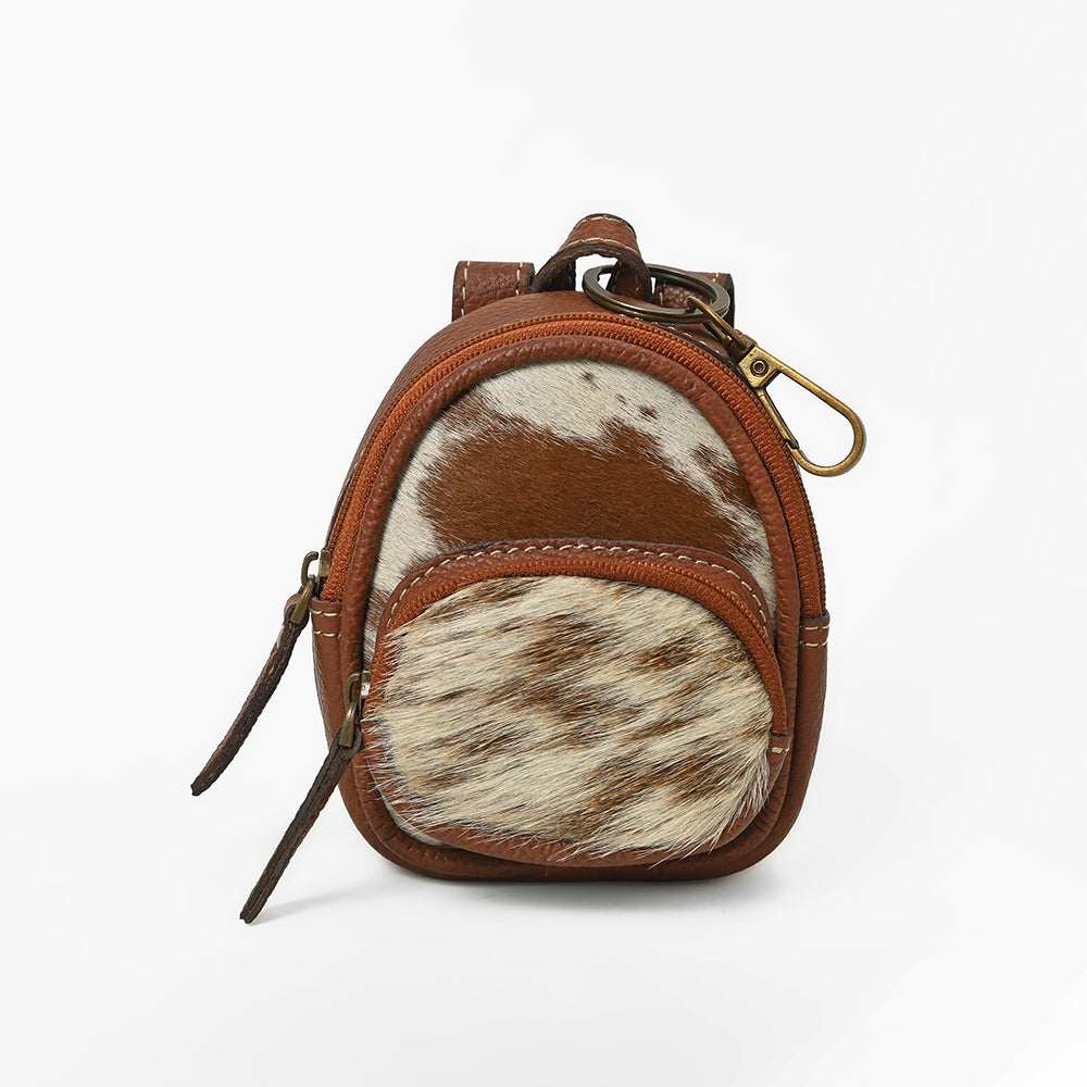 ADCHA130 American Darling Genuine Hair-On Hide Mini Dome Backpack Bag & Pouch