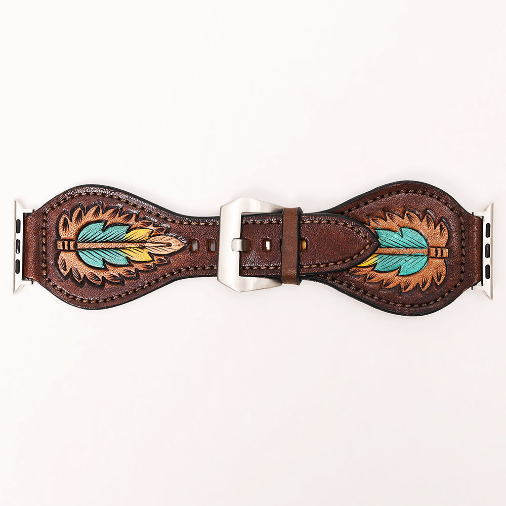 LC-ADWAR115 Genuine American Leather I watch Strap Unisex