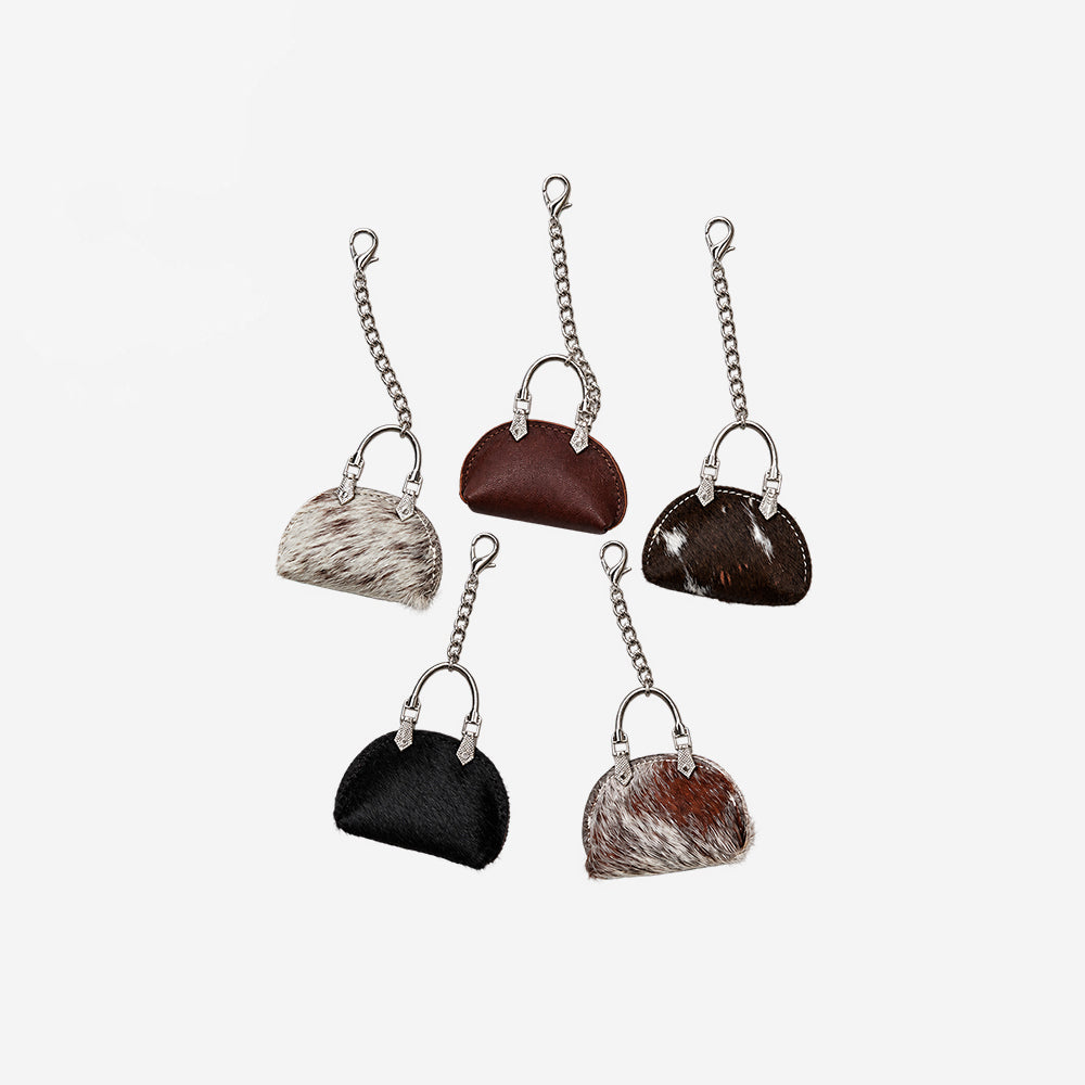 ADCHM114 American Darling Western Hair On Hide Purse Bag Charm