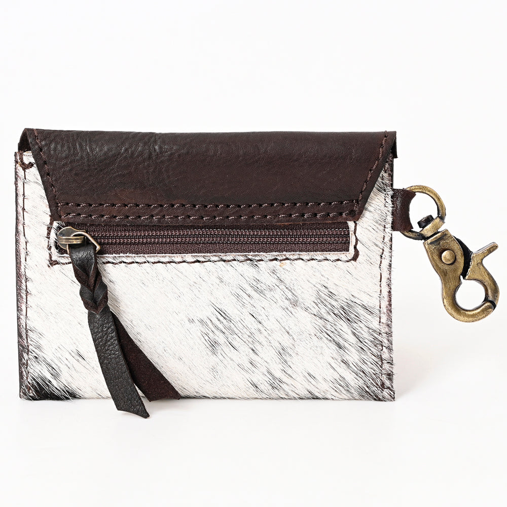 ADBGA344 American Darling Hand Tooled Leather Hair-On Cowhide Coin Purse