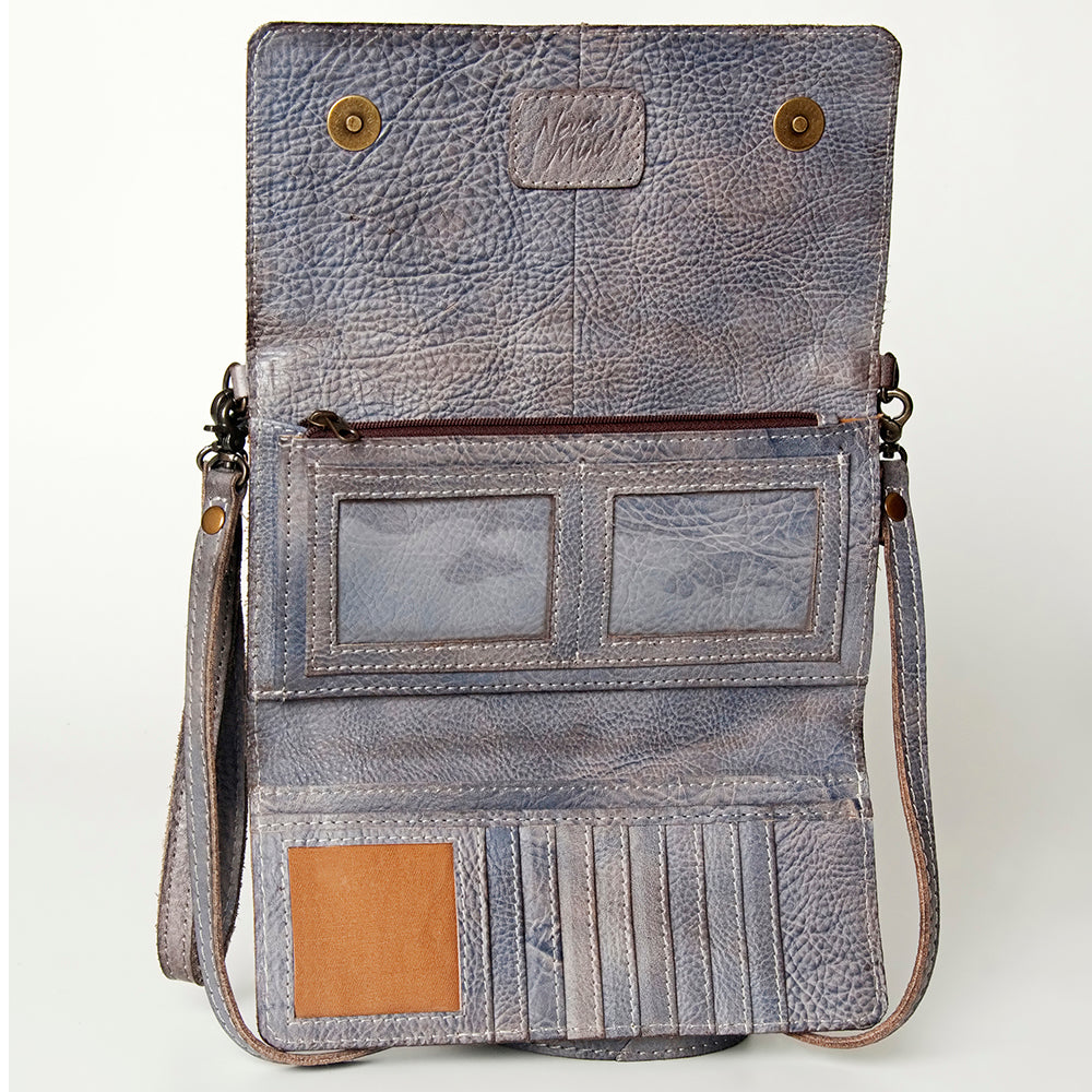 LC-NMBG103 Wristlet Genuine Leather women bag western Bag