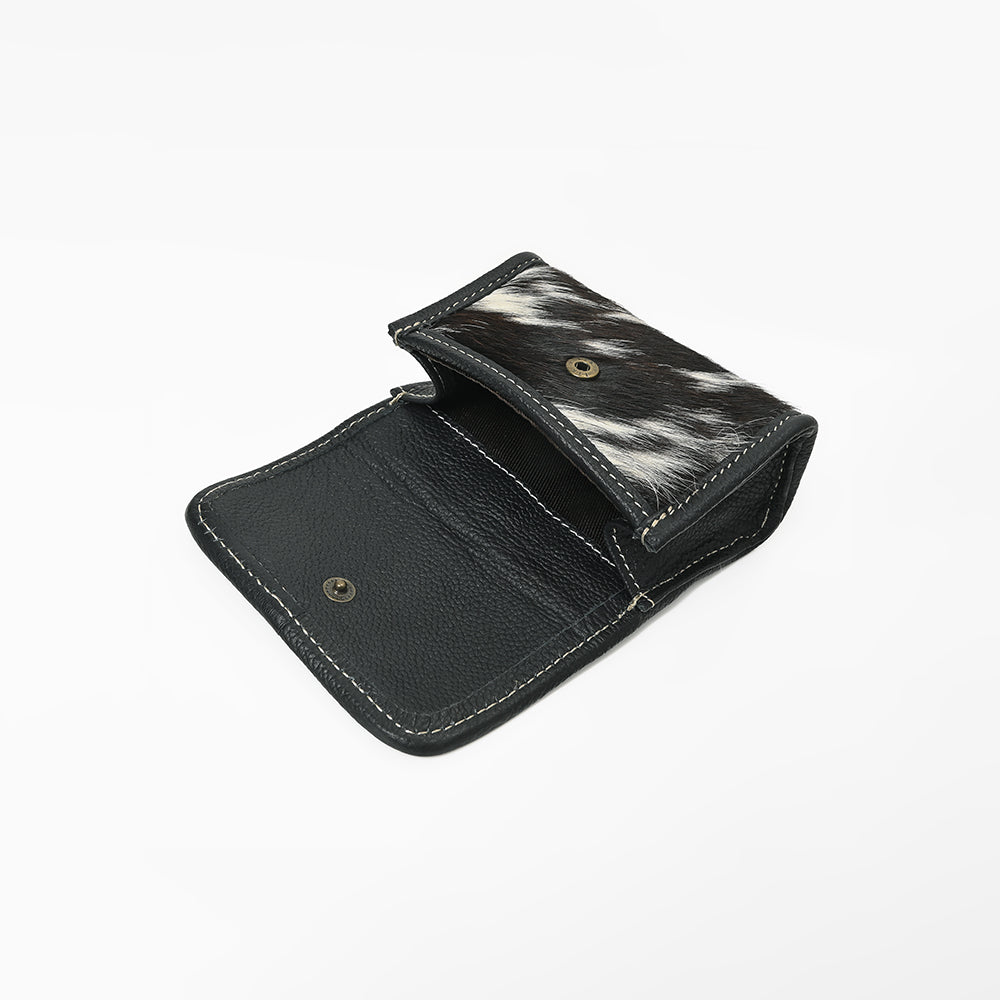 ADCHA126 American Darling Genuine Hair-On Flap Wallet Clip Pouch
