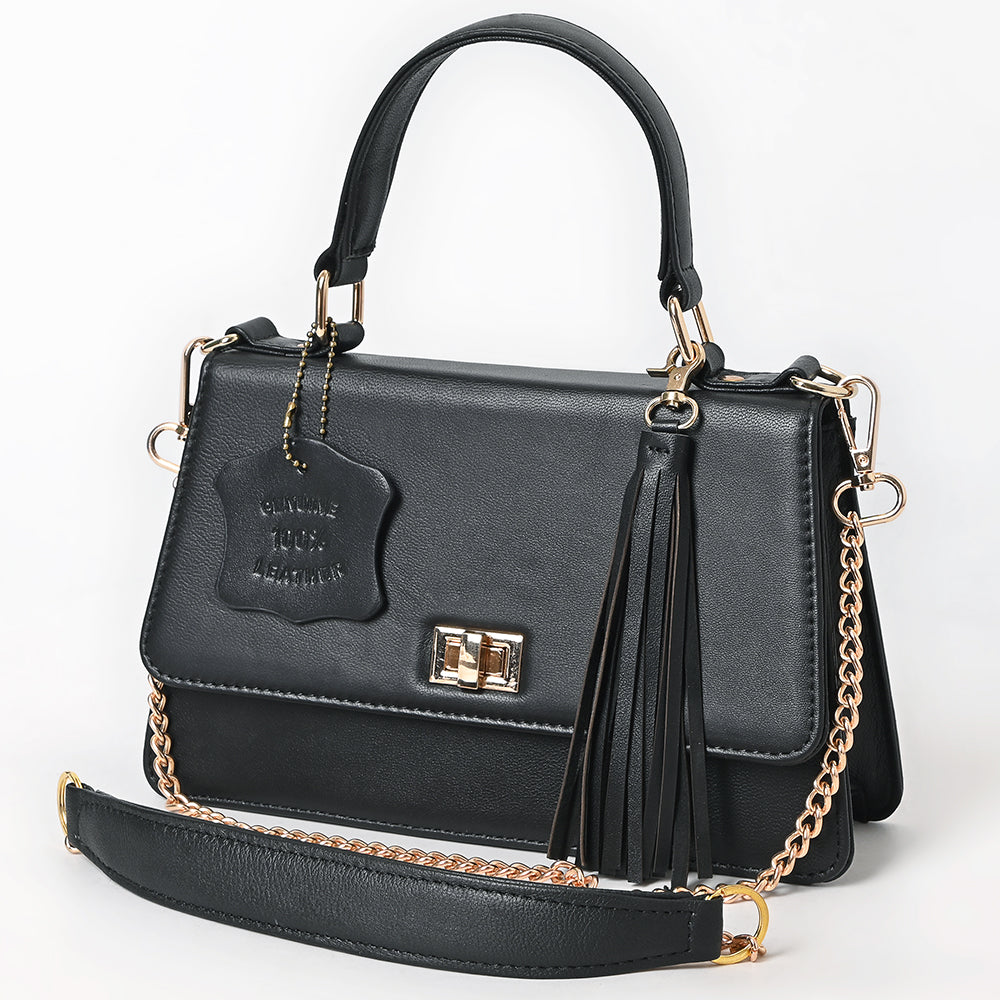 NMBGM186 Crossbody Fringes Genuine Western Leather Women Bag