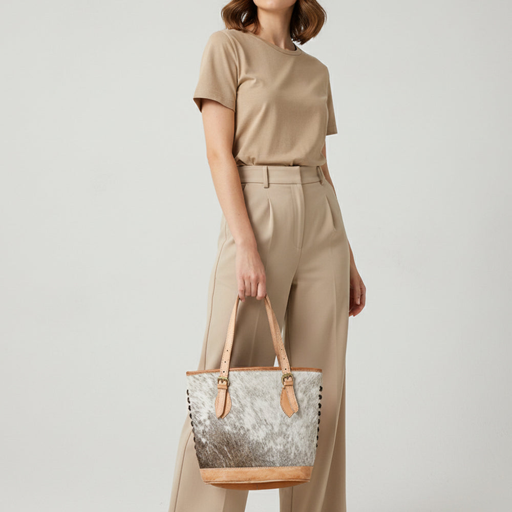 LC-ADBGM313B Tote Genuine Western Leather Women Bag Jane