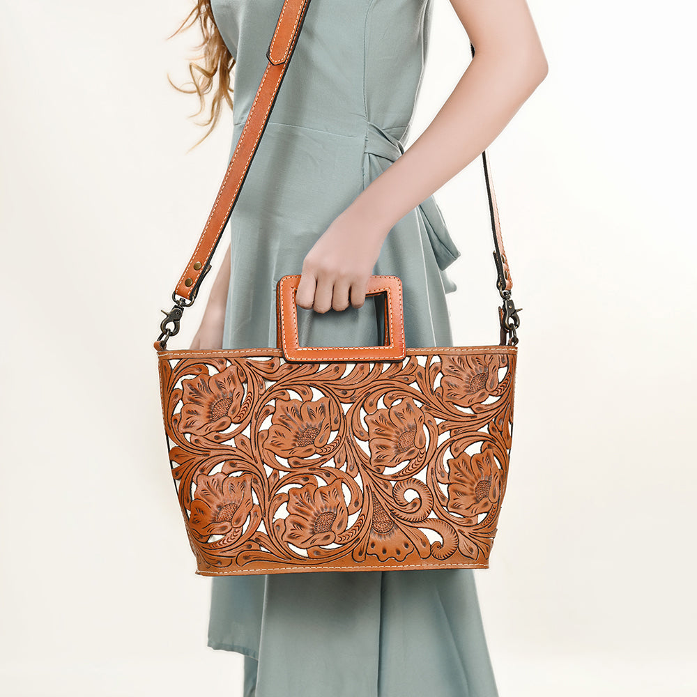 LC-KBG324B Tote Genuine Leather women bag western Bag