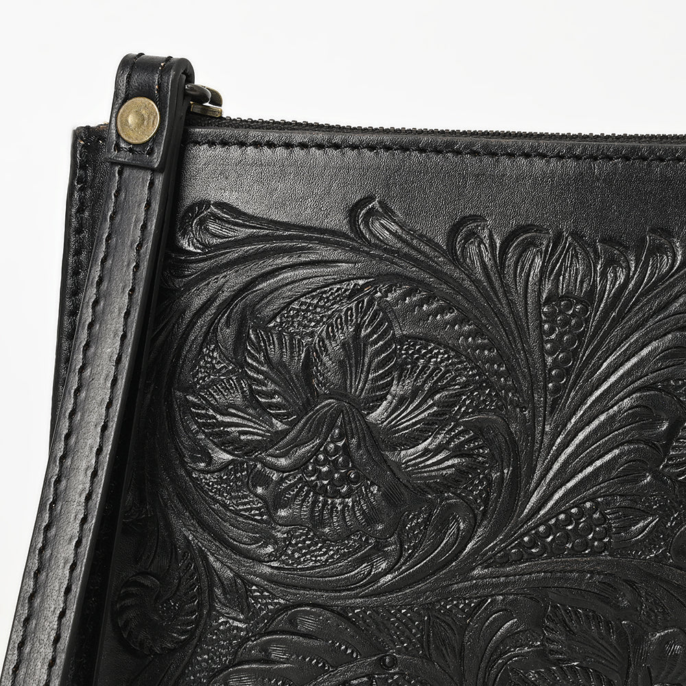 LC-ADBGZ784A Wristlet Genuine Western Leather Women Bag