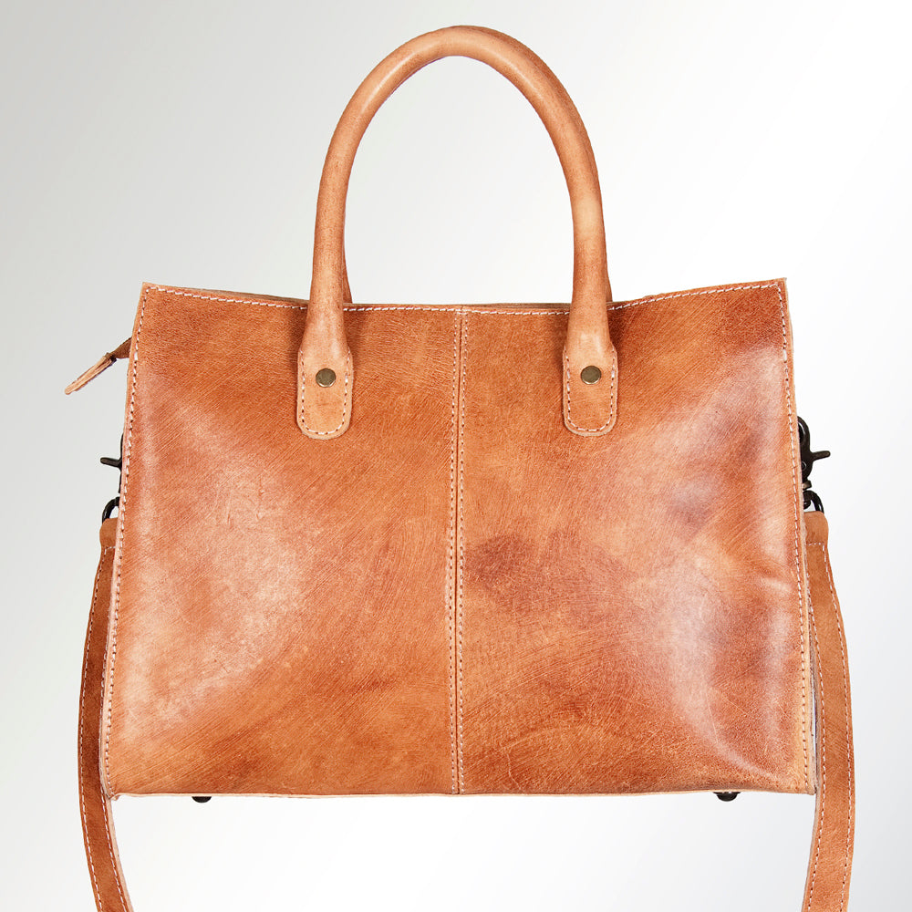 ADBG704 American Darling Handcrafted Western Leather Tote Bag with Tassels