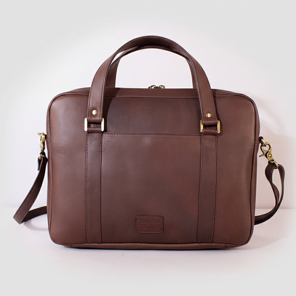 Legacy Rodeo Genuine Leather hand tooled Tooled Briefcase