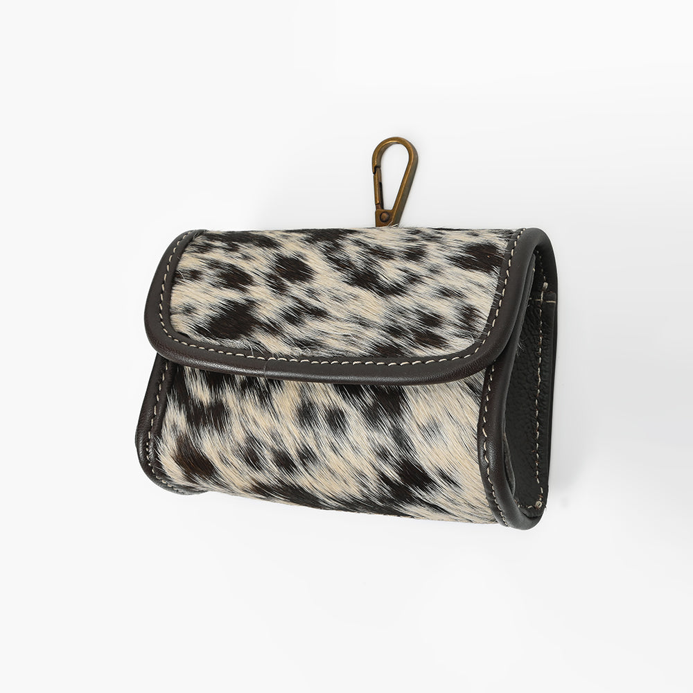 ADCHA126 American Darling Genuine Hair-On Flap Wallet Clip Pouch