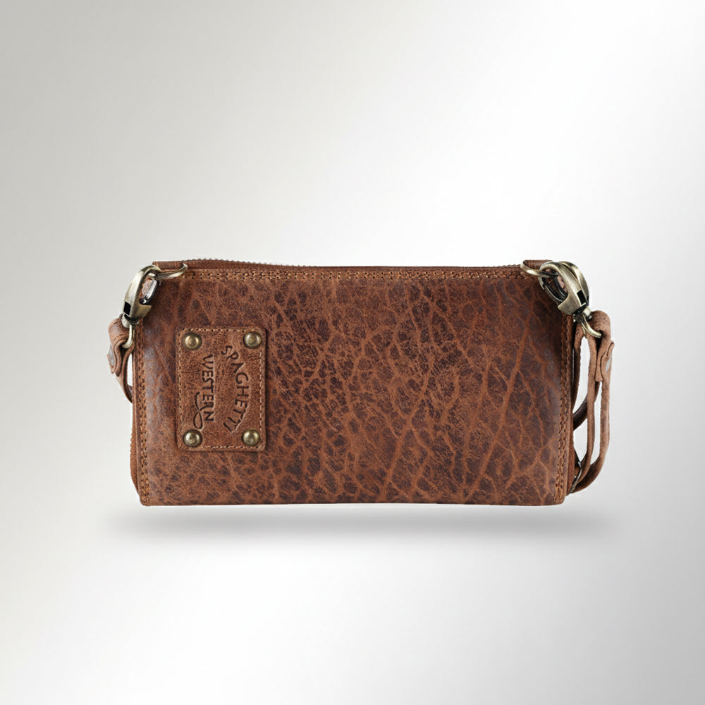SWC455 Bellarosa - Luxury Leather Continental Wristlet