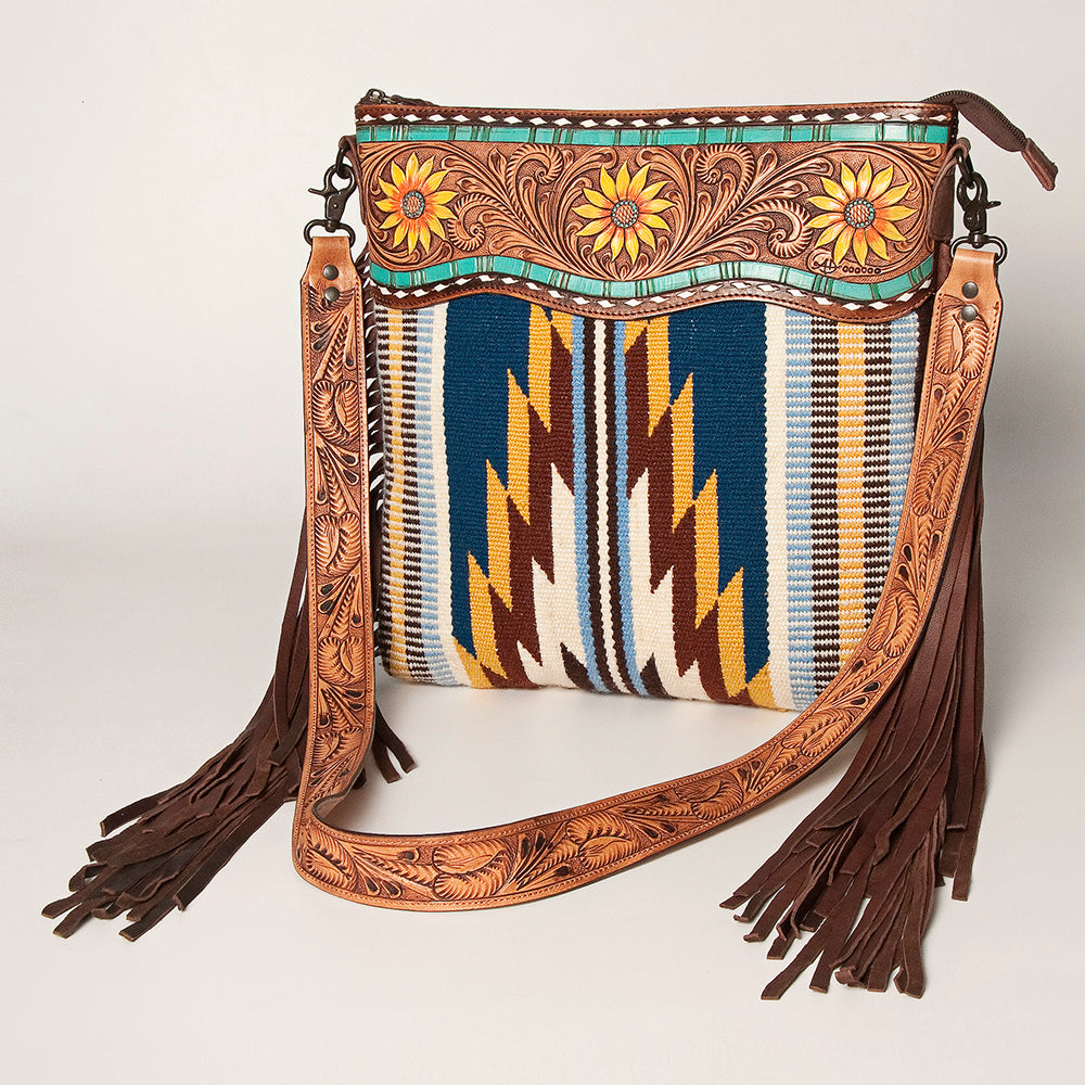 LC-ADBGZ642B Crossbody Genuine Western Leather Women Bag