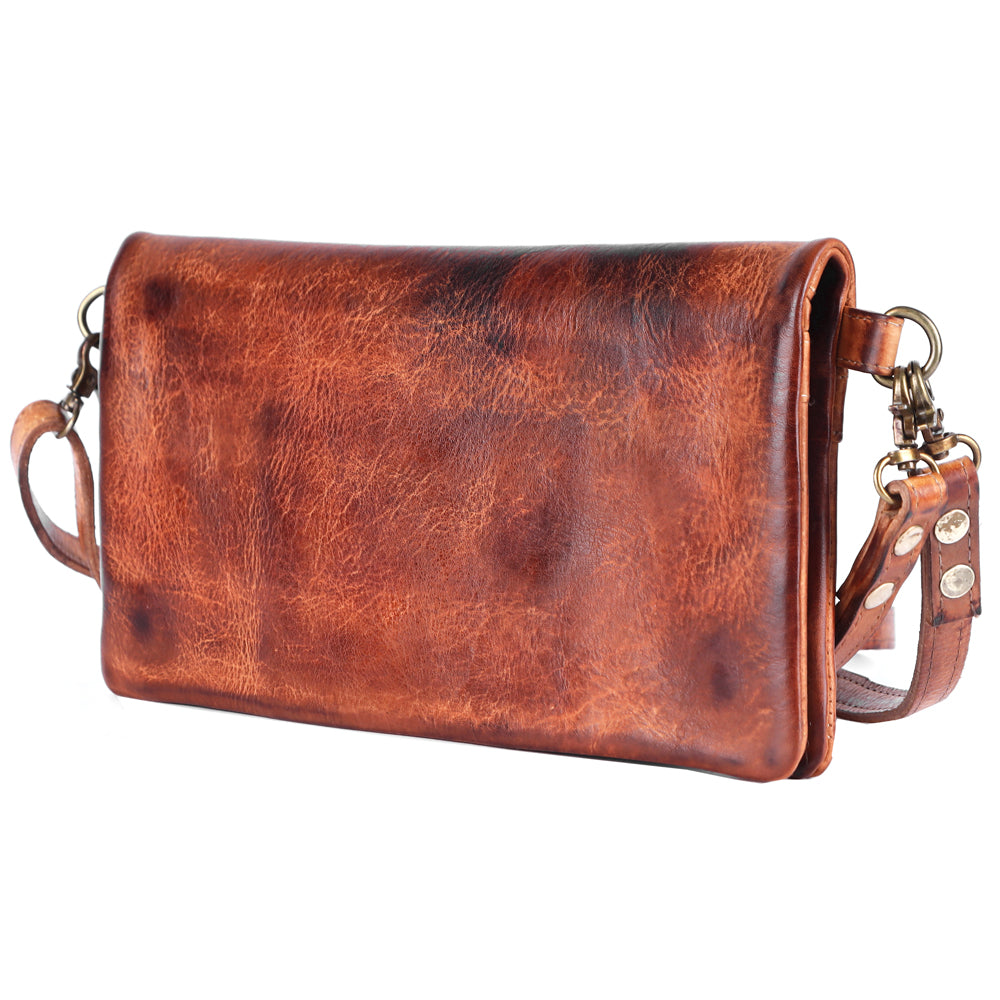 NMBGM140 Wristlet Genuine Leather women bag western Bag