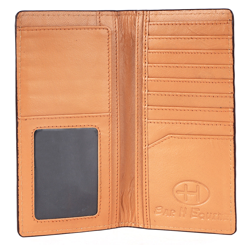 BEBGM175-Western Leather Bifold Wallet