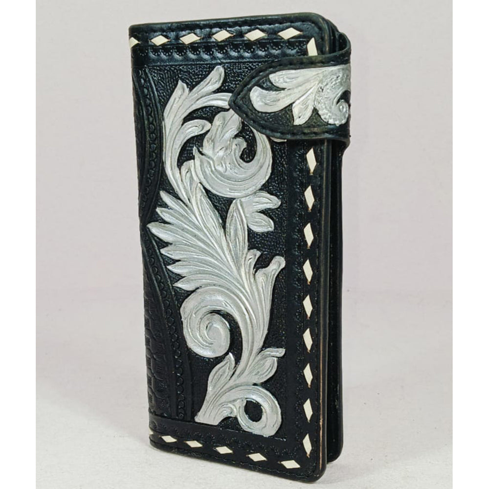 ADBG1850 American Darling Hand Tooled Genuine Leather Western Style Wallet