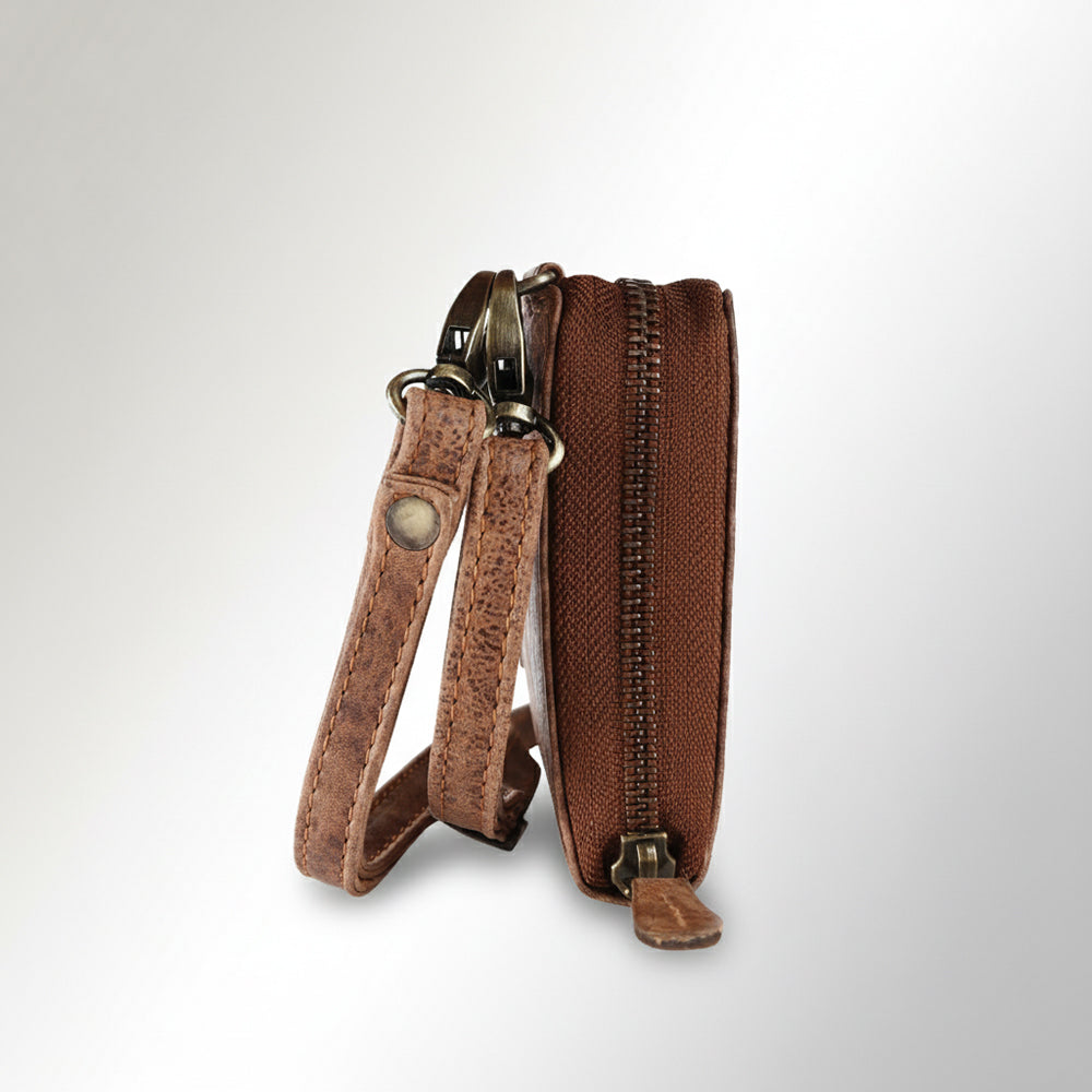 SWC455 Bellarosa - Luxury Leather Continental Wristlet