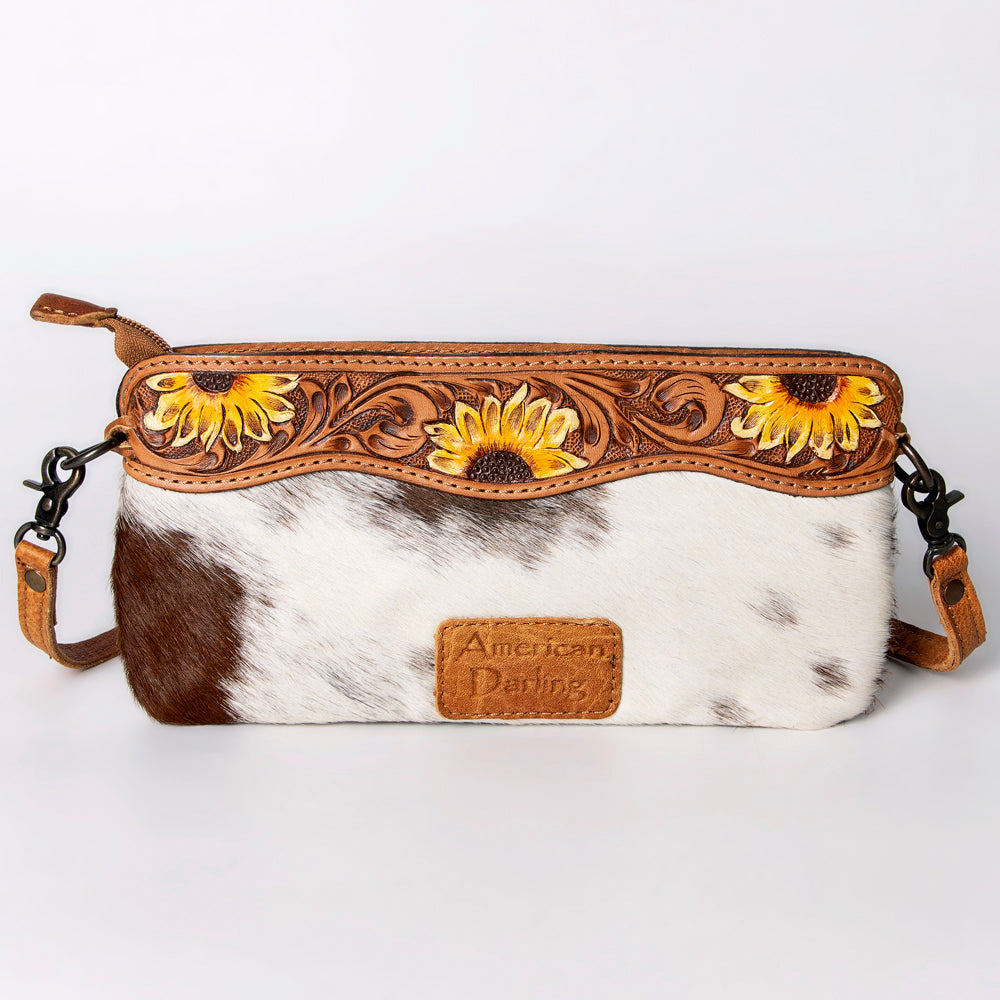 LC-ADBGS199TAWSUNF  Crossbody Genuine Western Leather Women Bag