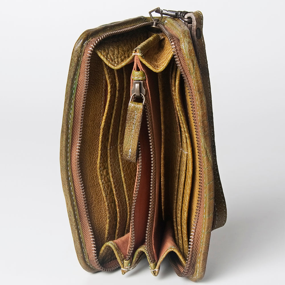 NMBGZ110 Wristlet Genuine Leather women bag western Bag