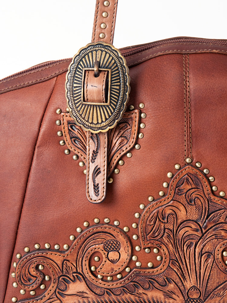 LC-ADBGI168A Tote Genuine Western Leather Women Bag