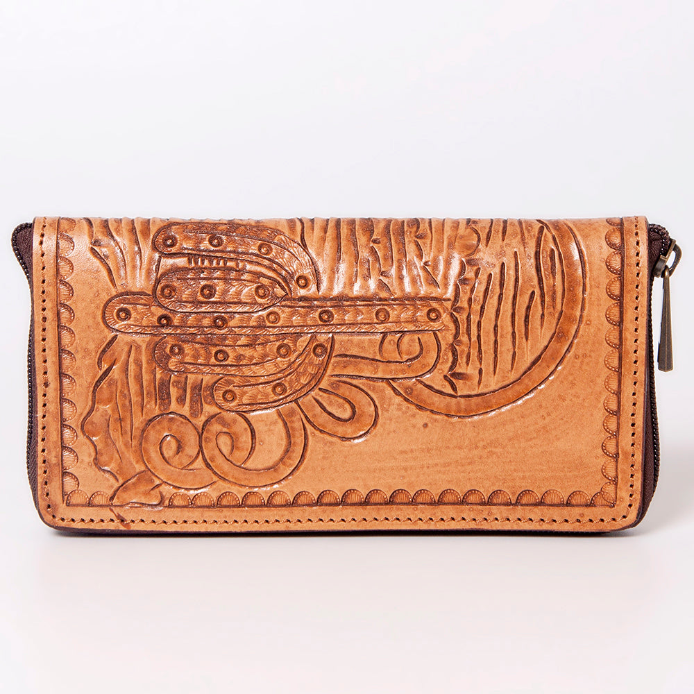 LC-ADBGZ286 Wallet Genuine Western Leather Women Bag