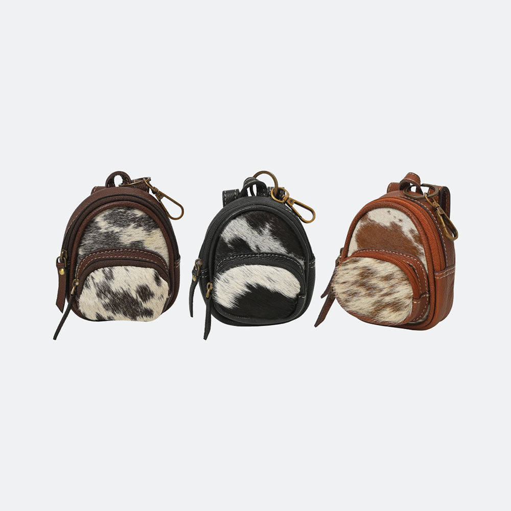 ADCHA130 American Darling Genuine Hair-On Hide Mini Dome Backpack Bag & Pouch