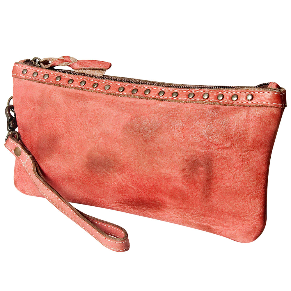 LC-NMBG101 Wristlet Genuine Leather women bag western Bag