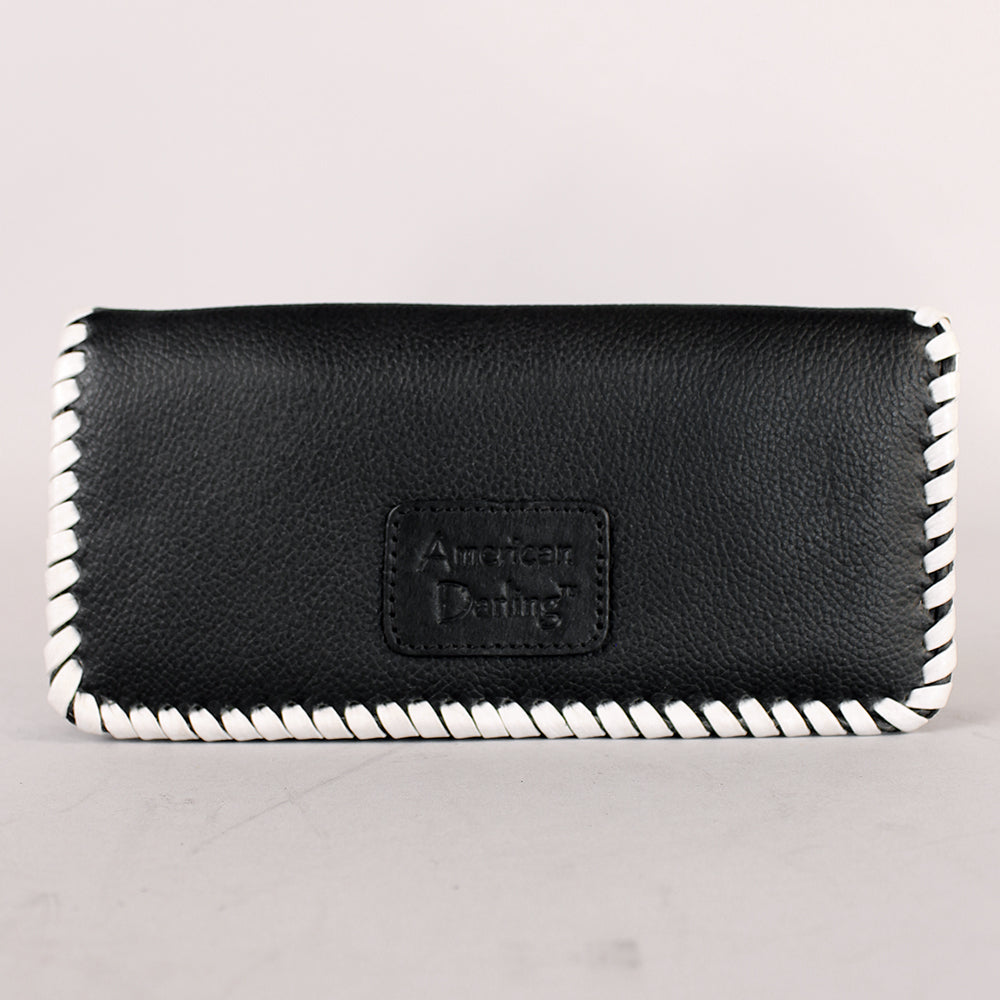 Midnight Rodeo Black Genuine Leather Wallet