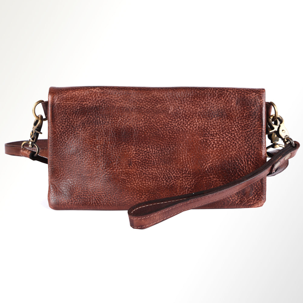 NMBGM140 Wristlet Genuine Leather women bag western Bag