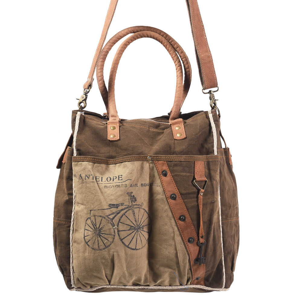LC-KB411 Weekender Upcycled Canvas Ladies Bag