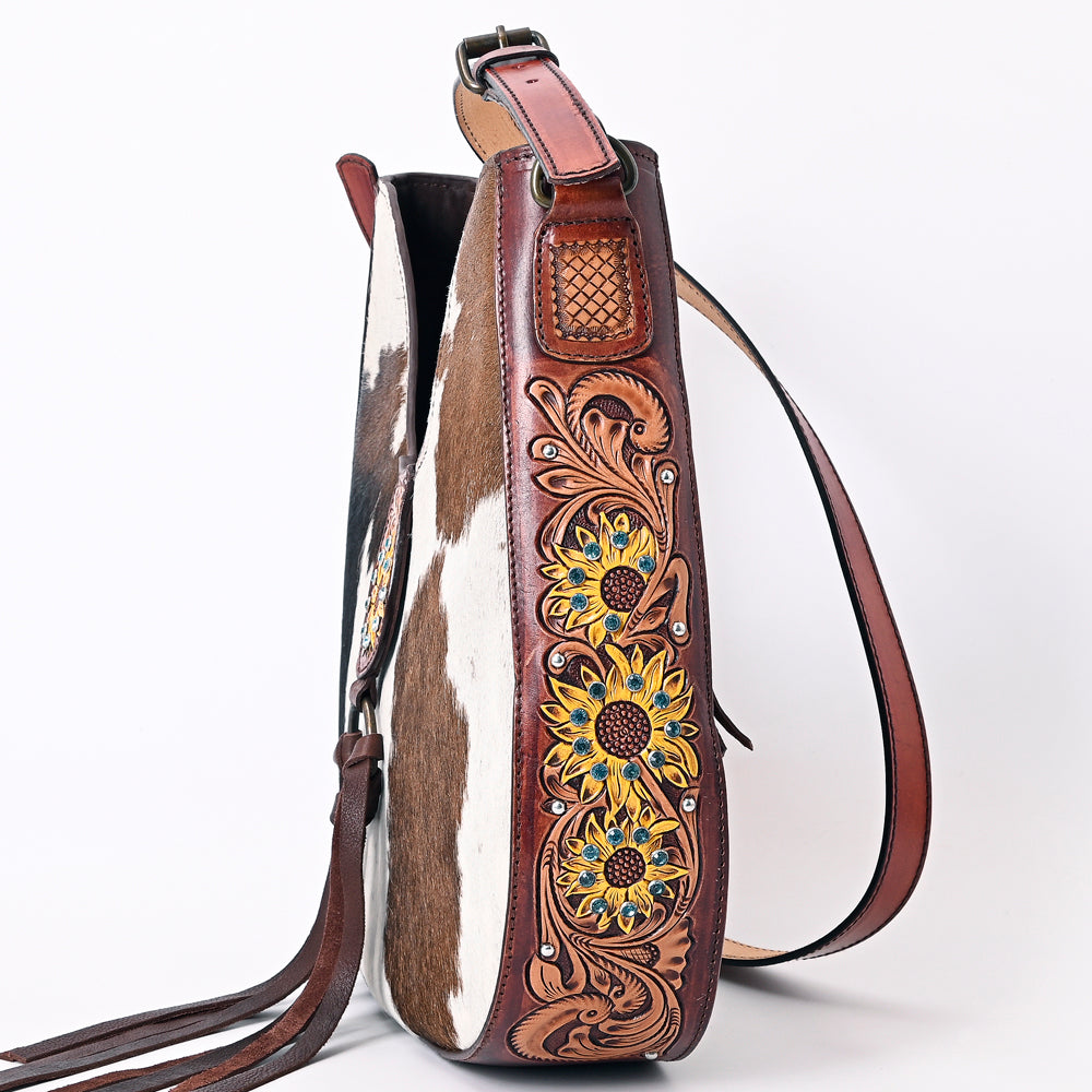 LC-ADBGF125A Hobo Hair On Genuine Western Leather Women Bag