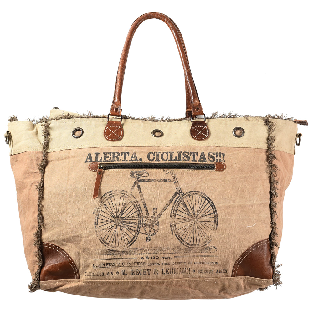 LC-KB409 Weekender Upcycled Canvas Ladies Bag