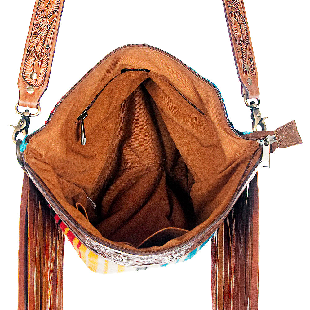 LC-ADBGZ174R Crossbody Genuine Western Leather Women Bag