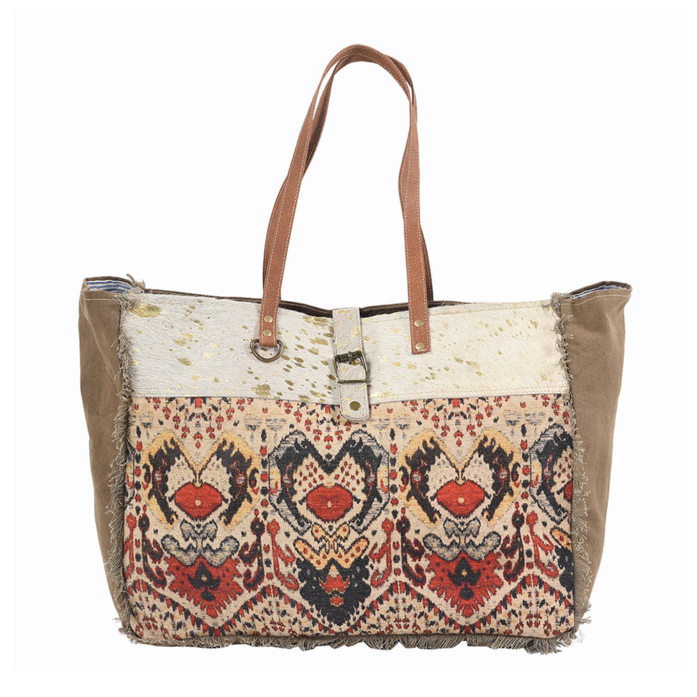 LC-KB229 Weekender Upcycled Canvas Ladies Bag
