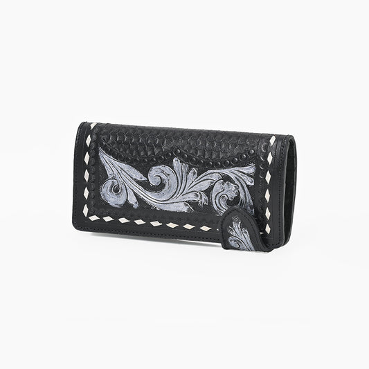 ADBG1850 American Darling Hand Tooled Genuine Leather Western Style Wallet