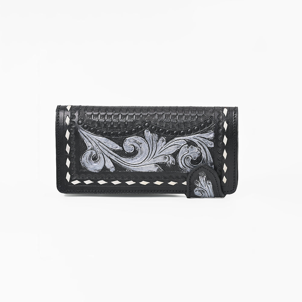 ADBG1850 American Darling Hand Tooled Genuine Leather Western Style Wallet