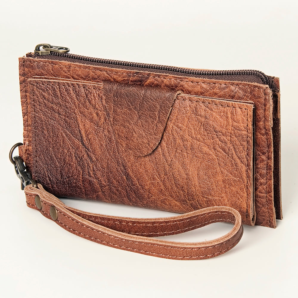 ADBG811 American Darling Handcrafted Leather Wristlet bag - Premium Full Grain Western Purse